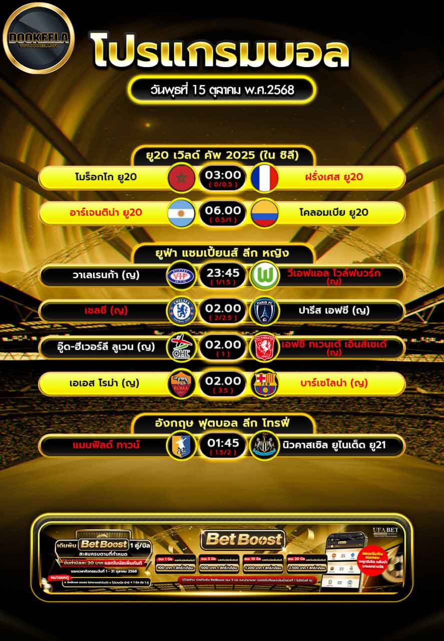โปรแกรมบอล-15-10-2568